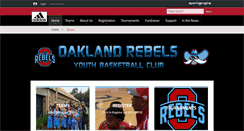 Desktop Screenshot of oaklandrebels.org